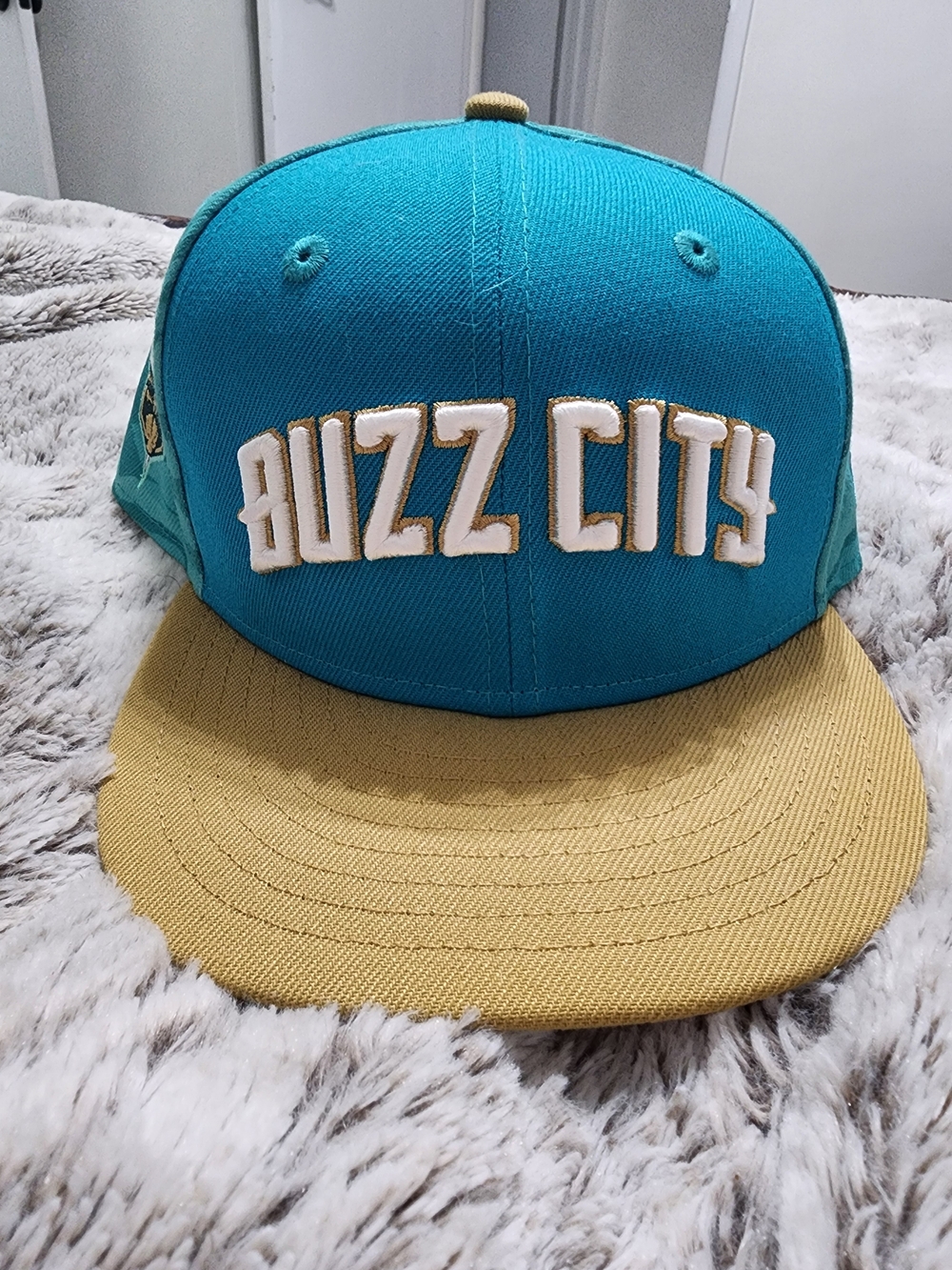 New Era Teal and Gold "Buzz City" Kids Snapback Hat